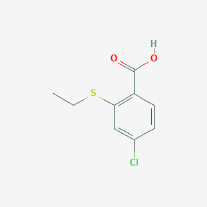 4-Chloro-2-(ethylsulfanyl)benzoic acid