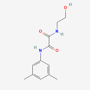 molecular formula C12H16N2O3 B2377673 N'-(3,5-二甲基苯基)-N-(2-羟乙基)草酰胺 CAS No. 869948-35-6