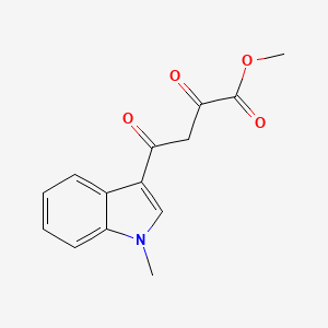 molecular formula C14H13NO4 B2377687 methyl 4-(1-methyl-1H-indol-3-yl)-2,4-dioxobutanoate CAS No. 1026354-69-7