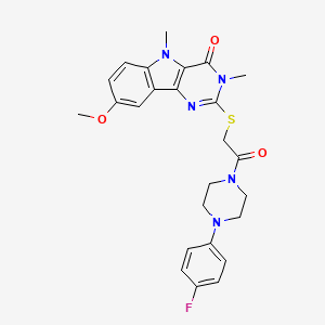 molecular formula C25H26FN5O3S B2377705 N-(3-methoxypropyl)-1-(morpholin-4-ylsulfonyl)piperidine-4-carboxamide CAS No. 1112375-06-0