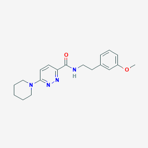 molecular formula C19H24N4O2 B2377719 N-(3-methoxyphenethyl)-6-(piperidin-1-yl)pyridazine-3-carboxamide CAS No. 1396791-71-1