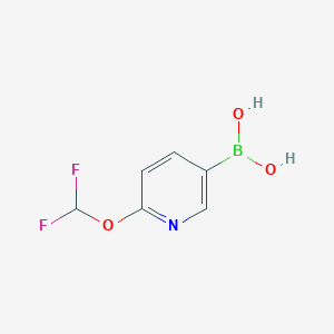 molecular formula C6H6BF2NO3 B2377720 (6-(Difluoromethoxy)pyridin-3-yl)boronic acid CAS No. 1354290-88-2