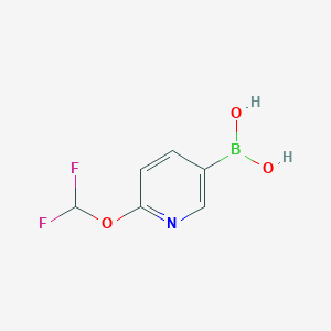 molecular formula C6H6BF2NO3 B2377720 (6-(二氟甲氧基)吡啶-3-基)硼酸 CAS No. 1354290-88-2