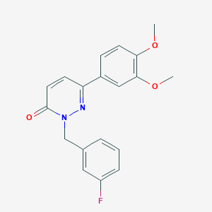 6-(3,4-dimethoxyphenyl)-2-(3-fluorobenzyl)pyridazin-3(2H)-one