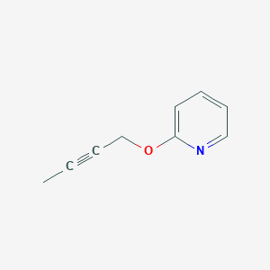 molecular formula C9H9NO B2377767 2-(丁-2-炔-1-氧基)吡啶 CAS No. 1851170-61-0