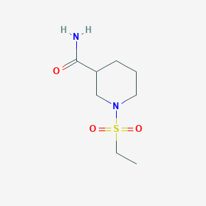 molecular formula C8H16N2O3S B2377775 1-(Ethylsulfonyl)piperidine-3-carboxamide CAS No. 915882-68-7