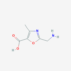 2-(Aminomethyl)-4-methyl-1,3-oxazole-5-carboxylic acid