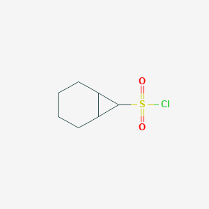 molecular formula C7H11ClO2S B2377835 双环[4.1.0]庚烷-7-磺酰氯 CAS No. 2172474-45-0