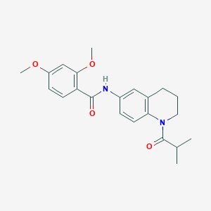 N-(1-isobutyryl-1,2,3,4-tetrahydroquinolin-6-yl)-2,4-dimethoxybenzamide