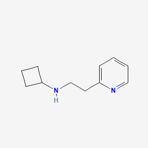 N-[2-(pyridin-2-yl)ethyl]cyclobutanamine