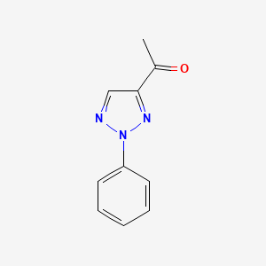 molecular formula C10H9N3O B2377896 4-Acetyl-2-phenyl-1,2,3-triazole CAS No. 85693-09-0