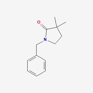 molecular formula C13H17NO B2377931 1-Benzyl-3,3-dimethylpyrrolidin-2-one CAS No. 136788-11-9