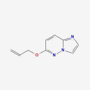 molecular formula C9H9N3O B2377971 6-(Prop-2-en-1-yloxy)imidazo[1,2-b]pyridazine CAS No. 2168864-34-2