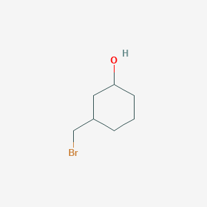 molecular formula C7H13BrO B2377972 3-(溴甲基)环己醇 CAS No. 1782346-80-8