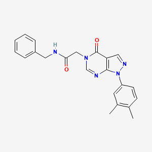 N-benzyl-2-(1-(3,4-dimethylphenyl)-4-oxo-1H-pyrazolo[3,4-d]pyrimidin-5(4H)-yl)acetamide