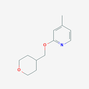 4-Methyl-2-[(oxan-4-yl)methoxy]pyridine
