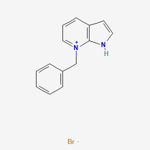 molecular formula C14H13BrN2 B2377989 7-benzyl-1H-pyrrolo[2,3-b]pyridin-7-ium bromide CAS No. 75614-71-0