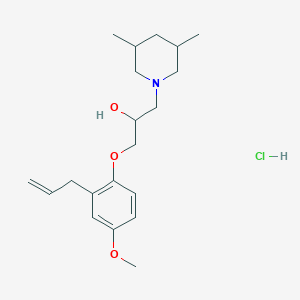 1-(2-Allyl-4-methoxyphenoxy)-3-(3,5-dimethylpiperidin-1-yl)propan-2-ol hydrochloride