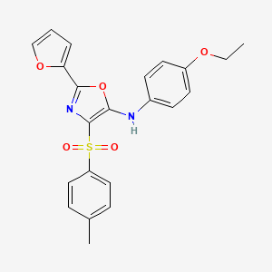 N-(4-ethoxyphenyl)-2-(furan-2-yl)-4-[(4-methylphenyl)sulfonyl]-1,3-oxazol-5-amine