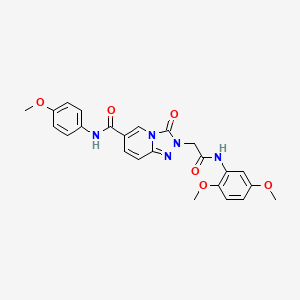 2-(2-((2,5-dimethoxyphenyl)amino)-2-oxoethyl)-N-(4-methoxyphenyl)-3-oxo-2,3-dihydro-[1,2,4]triazolo[4,3-a]pyridine-6-carboxamide