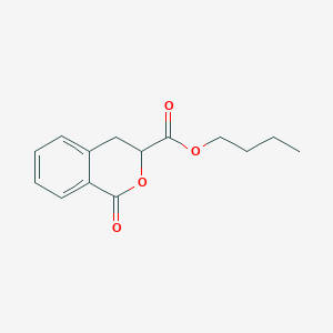 molecular formula C14H16O4 B2378025 Butyl 1-oxo-3,4-dihydroisochromene-3-carboxylate CAS No. 499209-44-8