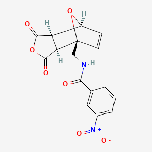 exo-cis-(+/-)-1-(Benzylamido-methyl-3-nitro)-7-oxabicyclo[2.2.1]hept-5-en-2,3-dicarboxylic anhydride