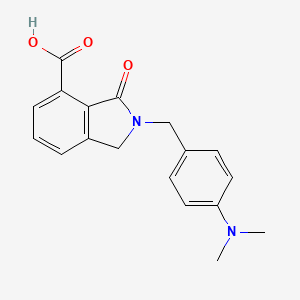 2-(4-(Dimethylamino)benzyl)-3-oxoisoindoline-4-carboxylic acid