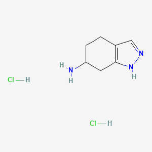 4,5,6,7-tetrahydro-2H-indazol-6-amine dihydrochloride