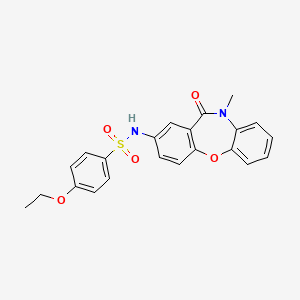 4-ethoxy-N-(10-methyl-11-oxo-10,11-dihydrodibenzo[b,f][1,4]oxazepin-2-yl)benzenesulfonamide