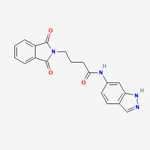 4-(1,3-dioxoisoindolin-2-yl)-N-(1H-indazol-6-yl)butanamide