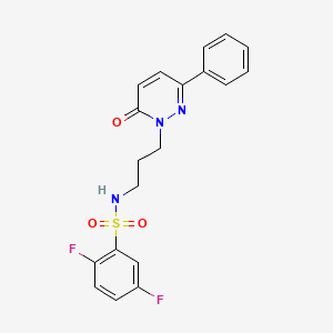 2,5-difluoro-N-(3-(6-oxo-3-phenylpyridazin-1(6H)-yl)propyl)benzenesulfonamide