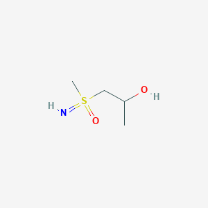 molecular formula C4H11NO2S B2378170 1-(Metilsulfonimidoyl)propan-2-ol CAS No. 2460749-09-9