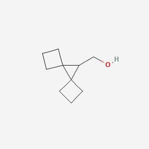molecular formula C10H16O B2378175 双螺[3.0.35.14]壬-9-基甲醇 CAS No. 2460748-96-1