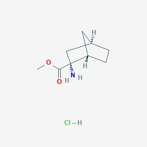 Methyl (1S,2R,4R)-2-aminobicyclo[2.2.1]heptane-2-carboxylate;hydrochloride