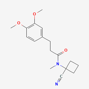 N-(1-cyanocyclobutyl)-3-(3,4-dimethoxyphenyl)-N-methylpropanamide