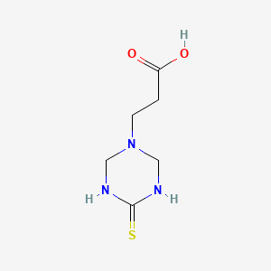 3-(4-Thioxo-[1,3,5]triazinan-1-yl)-propionic acid