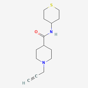 1-Prop-2-ynyl-N-(thian-4-yl)piperidine-4-carboxamide