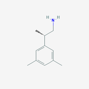 (2S)-2-(3,5-Dimethylphenyl)propan-1-amine