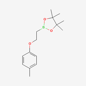 4,4,5,5-Tetramethyl-2-(2-(p-tolyloxy)ethyl)-1,3,2-dioxaborolane