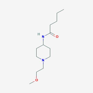 N-(1-(2-methoxyethyl)piperidin-4-yl)pentanamide