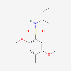 N-(sec-butyl)-2,5-dimethoxy-4-methylbenzenesulfonamide