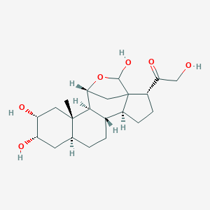 11,18-Epoxy-2,3,18,21-tetrahydroxypregnan-20-one