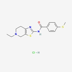 N-(5-ethyl-4,5,6,7-tetrahydrothiazolo[5,4-c]pyridin-2-yl)-4-(methylthio)benzamide hydrochloride