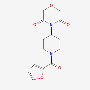 4-(1-(Furan-2-carbonyl)piperidin-4-yl)morpholine-3,5-dione