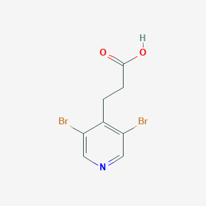 3-(3,5-Dibromopyridin-4-yl)propanoic acid