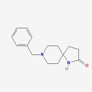 molecular formula C15H20N2O B2378297 8-苄基-1,8-二氮杂螺[4.5]癸烷-2-酮 CAS No. 1031928-36-5