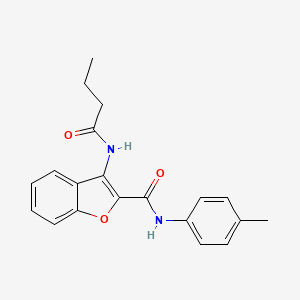 3-butyramido-N-(p-tolyl)benzofuran-2-carboxamide