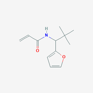 N-[1-(Furan-2-yl)-2,2-dimethylpropyl]prop-2-enamide