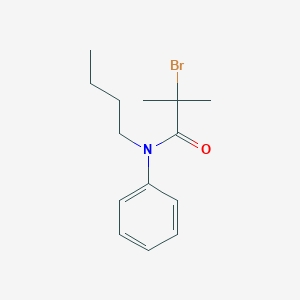 molecular formula C14H20BrNO B2378335 2-Bromo-N-butyl-2-methyl-N-phenylpropanamide CAS No. 1774151-35-7