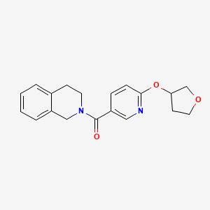 (3,4-dihydroisoquinolin-2(1H)-yl)(6-((tetrahydrofuran-3-yl)oxy)pyridin-3-yl)methanone